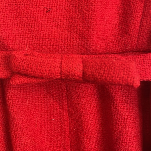 Lanz Original Vintage Wool Red Dress - Picture 2 of 9